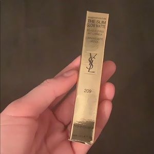 ysl lipstick slim glow matte 209